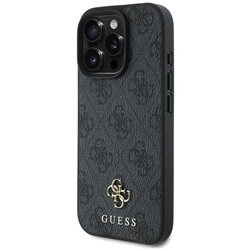 Buy Guess HC PU 4G Small 4G and Classic Apple iPhone 16 Pro Max MagSafe black - GUE4329 - {ean13} - Home Screen Store Europe