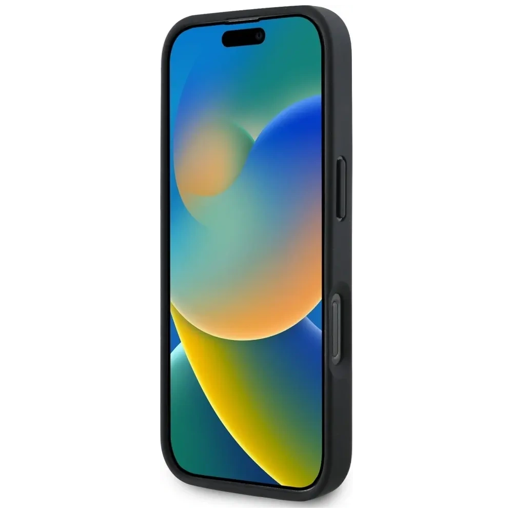 Etui Guess HC PU 4G Small 4G and Classic do Apple iPhone 16 Pro Max MagSafe czarny