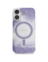 Kup Etui Guess HC Resin Bottom Glitter do Apple iPhone 16 MagSafe fialové - GUE4331 - {ean13} - Sklep Home Screen