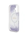 Buy Guess HC Resin Bottom Glitter Apple iPhone 16 MagSafe purple - GUE4331 - {ean13} - Home Screen Store Europe