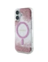 Kup Etui Guess HC Resin Bottom Glitter do Apple iPhone 16 MagSafe růžový - GUE4332 - {ean13} - Sklep Home Screen