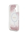 Kup Etui Guess HC Resin Bottom Glitter do Apple iPhone 16 MagSafe růžový - GUE4332 - {ean13} - Sklep Home Screen