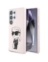 Karl Lagerfeld Silicon Graffiti Ikonik Imprimat Logo MagSafe Samsung Galaxy S25 Ultra roz