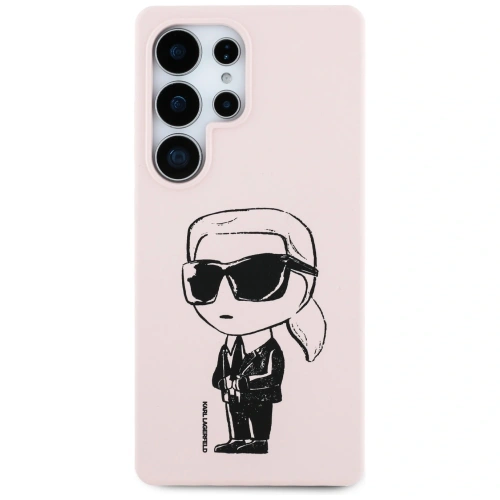 Buy Karl Lagerfeld Silicone Graffiti Ikonik Printed Logo MagSafe Samsung Galaxy S25 Ultra pink - KLD21924 - {ean13} - Home Screen Store Europe