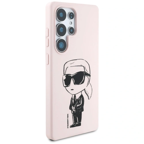 Buy Karl Lagerfeld Silicone Graffiti Ikonik Printed Logo MagSafe Samsung Galaxy S25 Ultra pink - KLD21924 - {ean13} - Home Screen Store Europe