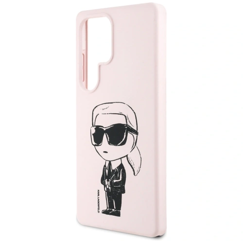 Buy Karl Lagerfeld Silicone Graffiti Ikonik Printed Logo MagSafe Samsung Galaxy S25 Ultra pink - KLD21924 - {ean13} - Home Screen Store Europe
