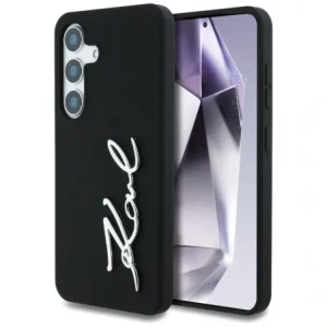 Kup Etui Karl Lagerfeld Silicone Metal Signature Logo do Samsung Galaxy S25 czarny - KLD21925 - {ean13} - Sklep Home Screen