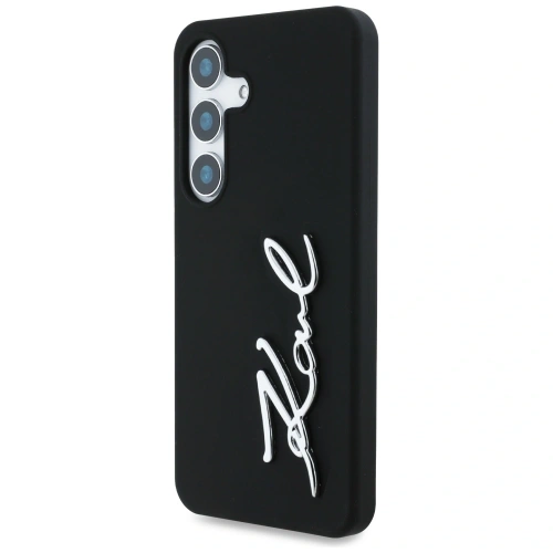 Kup Etui Karl Lagerfeld Silicone Metal Signature Logo do Samsung Galaxy S25 czarny - KLD21925 - {ean13} - Sklep Home Screen