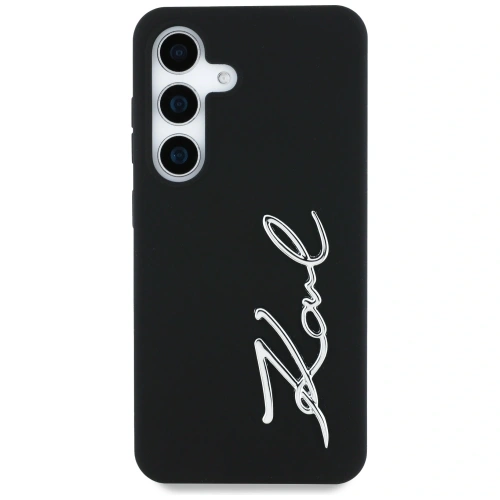 Kup Etui Karl Lagerfeld Silicone Metal Signature Logo do Samsung Galaxy S25 czarny - KLD21925 - {ean13} - Sklep Home Screen