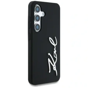 Kup Karl Lagerfeld Silikon Metall Signatur Logo Samsung Galaxy S25 schwarz - KLD21925 - {ean13} - Sklep Home Screen