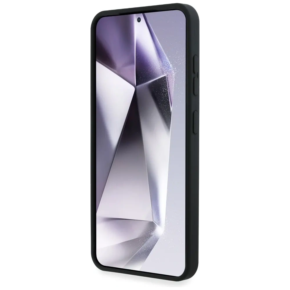 Etui Karl Lagerfeld Silicone Metal Signature Logo do Samsung Galaxy S25 czarny