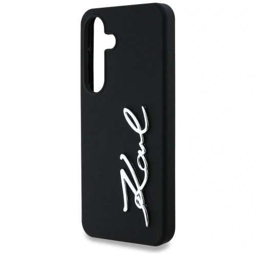 Kup Etui Karl Lagerfeld Silicone Metal Signature Logo do Samsung Galaxy S25 czarny - KLD21925 - {ean13} - Sklep Home Screen