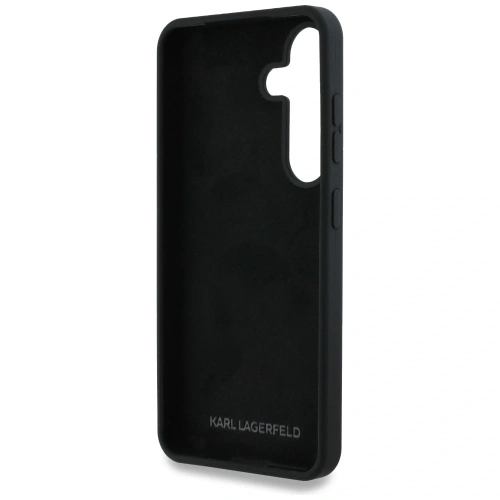 Kup Etui Karl Lagerfeld Silicone Metal Signature Logo do Samsung Galaxy S25 czarny - KLD21925 - {ean13} - Sklep Home Screen