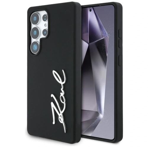 Kup Karl Lagerfeld Silikon Metall Signatur Logo Samsung Galaxy S25 Ultra schwarz - KLD21926 - {ean13} - Sklep Home Screen