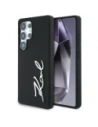 Etui Karl Lagerfeld Silicone Metal Signature Logo do Samsung Galaxy S25 Ultra černé