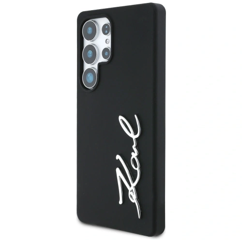 Kup Etui Karl Lagerfeld Silicone Metal Signature Logo do Samsung Galaxy S25 Ultra černé - KLD21926 - {ean13} - Sklep Home Screen