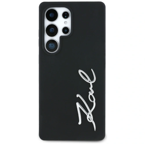 Kup Etui Karl Lagerfeld Silicone Metal Signature Logo do Samsung Galaxy S25 Ultra černé - KLD21926 - {ean13} - Sklep Home Screen