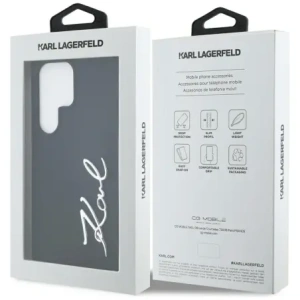 Kup Karl Lagerfeld Logo din metal din silicon Samsung Galaxy S25 Ultra negru - KLD21926 - {ean13} - Sklep Home Screen