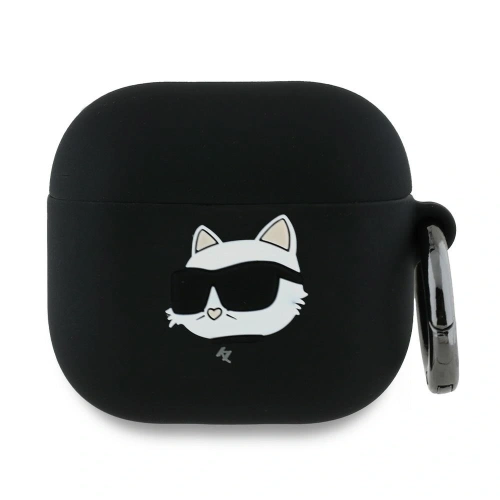 Kup Etui Karl Lagerfeld KLA4RUNCHK Apple AirPods 4 kryt silikónový Choupette hlava 3D černý/black - KLD21927 - {ean13} - Sklep Home Screen