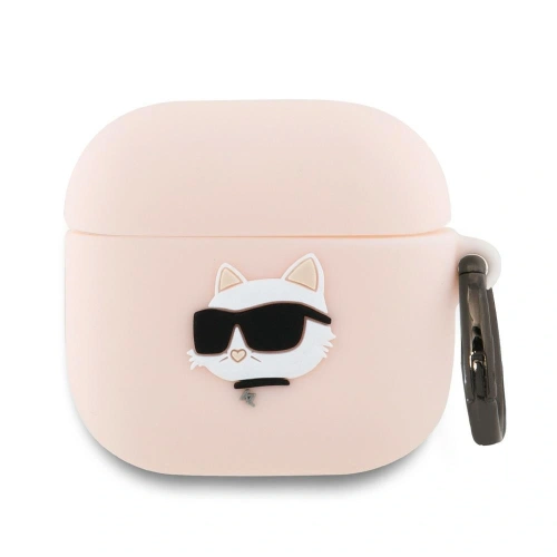 Kup Etui Karl Lagerfeld KLA4RUNCHP Apple AirPods 4 kryt silikon Choupette hlava 3D růžový/pink - KLD21928 - {ean13} - Sklep Home Screen