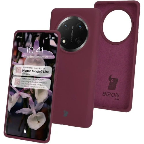 Kup Bizon Soft Case Honor Magic7 Lite violet închis - BIZ8538 - {ean13} - Sklep Home Screen
