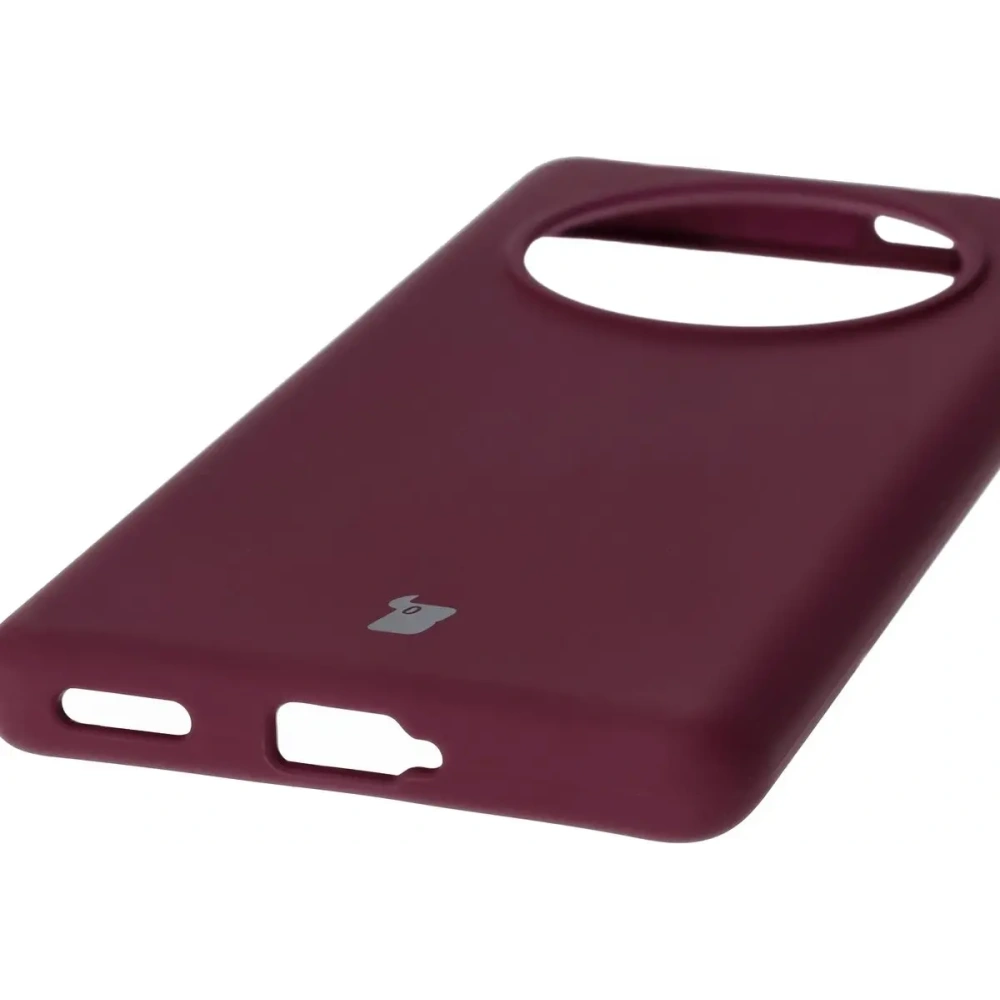 Silikonowe etui Bizon Soft Case do Honor Magic7 Lite ciemnofioletowe