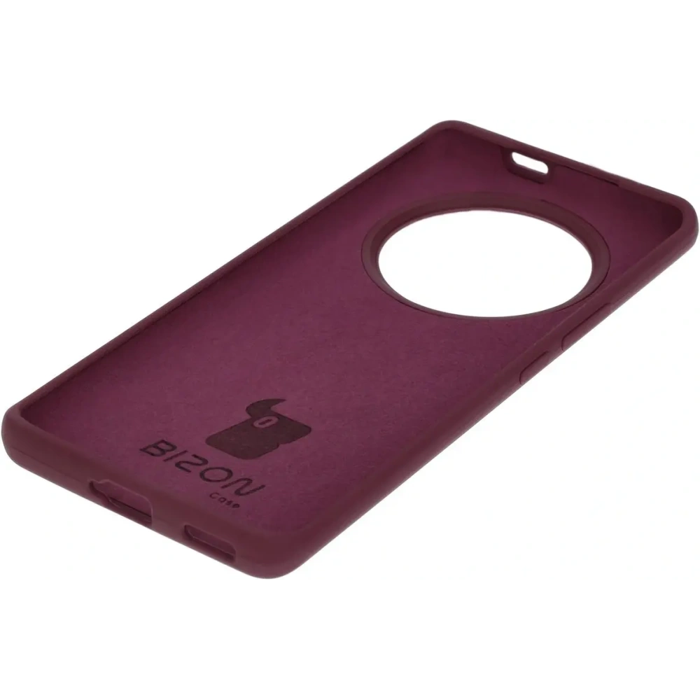 Silikonowe etui Bizon Soft Case do Honor Magic7 Lite ciemnofioletowe