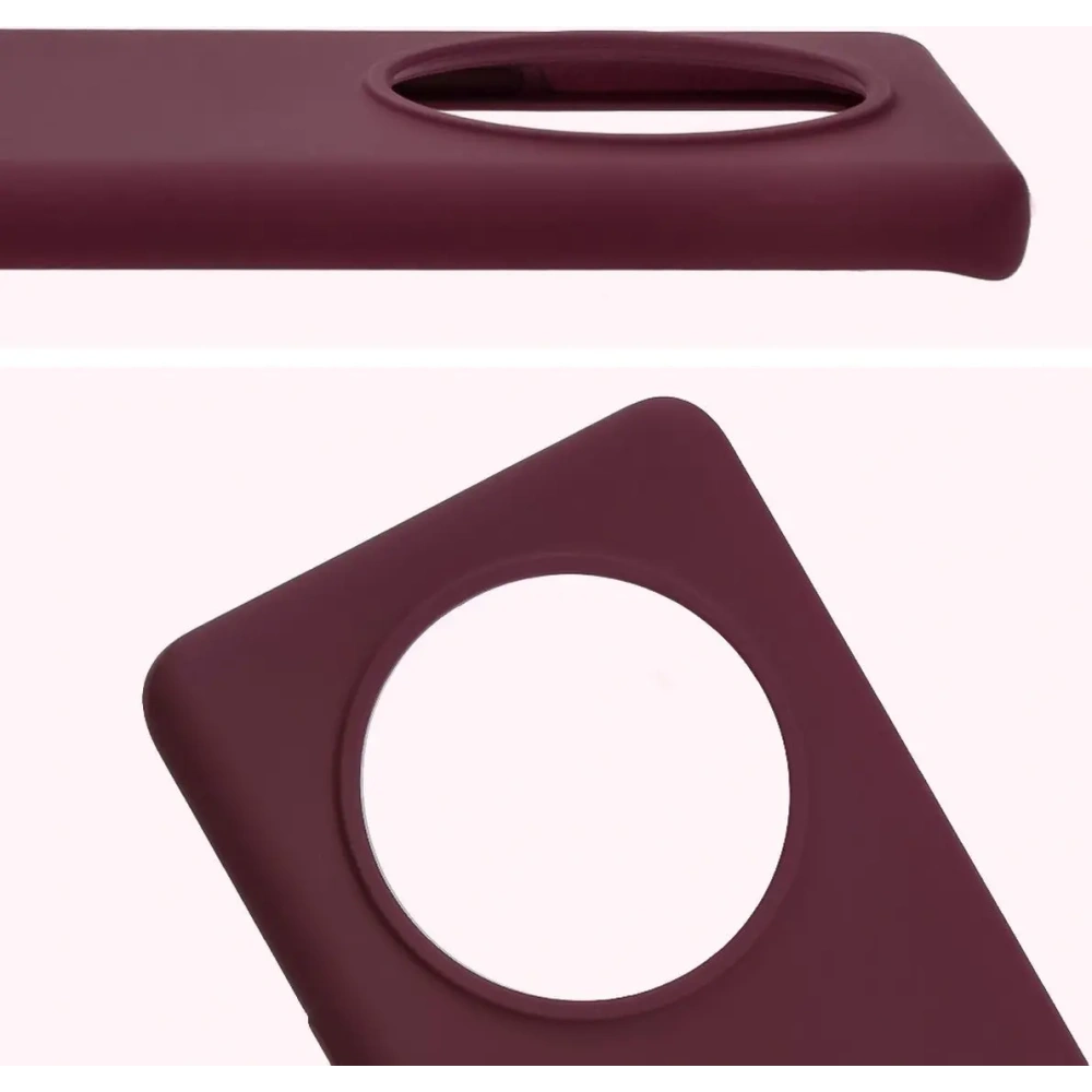 Silikonowe etui Bizon Soft Case do Honor Magic7 Lite ciemnofioletowe