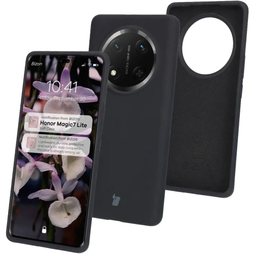 Kup Bizon Soft Case Honor Magic7 Lite schwarz - BIZ8539 - {ean13} - Sklep Home Screen