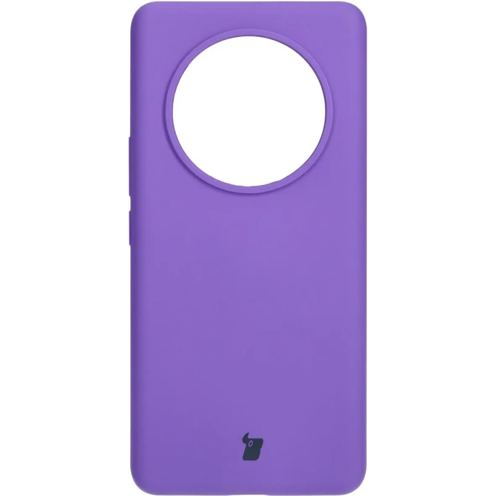 Silikonowe etui Bizon Soft Case do Honor Magic7 Lite fioletowe