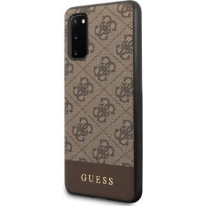 Kup Etui Guess GUHCS62G4GLBR Samsung Galaxy S20 G980 barna/brown kemény tok 4G Stripe Collection - GUE483BR - {ean13} - Sklep Home Screen