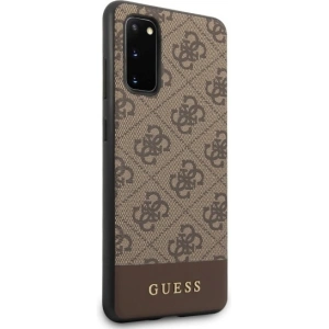 Kup Etui Guess GUHCS62G4GLBR Samsung Galaxy S20 G980 barna/brown kemény tok 4G Stripe Collection - GUE483BR - {ean13} - Sklep Home Screen
