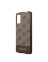 Kup Etui Guess GUHCS62G4GLBR Samsung Galaxy S20 G980 brązowy/brown hard case 4G Stripe Collection - GUE483BR - {ean13} - Sklep Home Screen