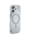 Buy Guess HC Resin Bottom Glitter Apple iPhone 16 MagSafe silver - GUE4333 - {ean13} - Home Screen Store Europe