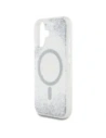 Buy Guess HC Resin Bottom Glitter Apple iPhone 16 MagSafe silver - GUE4333 - {ean13} - Home Screen Store Europe
