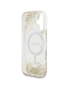 Kup Guess HC Resin Bottom Glitter Apple iPhone 16 MagSafe aurie - GUE4334 - {ean13} - Sklep Home Screen