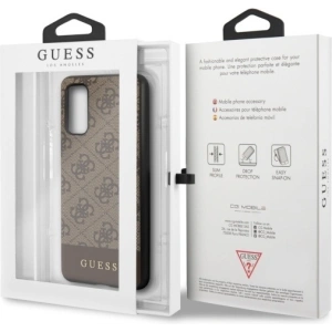 Kup Etui Guess GUHCS62G4GLBR Samsung Galaxy S20 G980 barna/brown kemény tok 4G Stripe Collection - GUE483BR - {ean13} - Sklep Home Screen