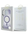 Kup Etui Guess HC Resin Bottom Glitter do Apple iPhone 16 Pro MagSafe fialová - GUE4335 - {ean13} - Sklep Home Screen