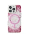Kup Etui Guess HC Resin Bottom Glitter do Apple iPhone 16 Pro MagSafe růžové - GUE4336 - {ean13} - Sklep Home Screen