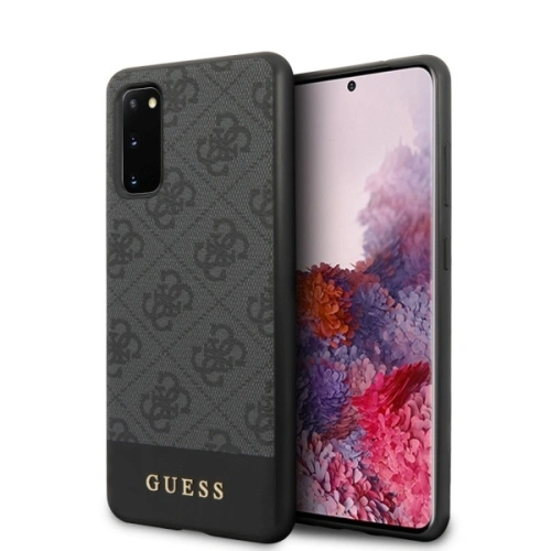 Kup Guess Samsung Gehäuse GUHCS62G4GLGR Galaxy S20 G980 grau/grau Hartschalenkoffer 4G Stripe Collection - GUE484GRY - {ean13} - Sklep Home Screen