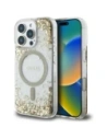Guess HC Resin Bottom Glitter Apple iPhone 16 Pro MagSafe aurie