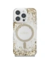 Kup Guess HC Resin Bottom Glitter Apple iPhone 16 Pro MagSafe aurie - GUE4337 - {ean13} - Sklep Home Screen