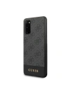 Buy Guess GUHCS62G4GLGR Samsung Galaxy S20 G980 grey hard case 4G Stripe Collection - GUE484GRY - {ean13} - Home Screen Store Europe