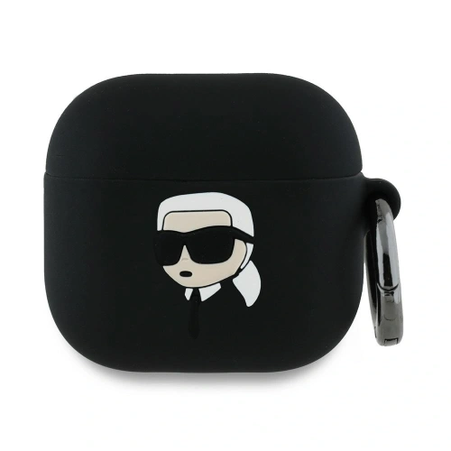 Kup Etui Karl Lagerfeld KLA4RUNIKK Apple AirPods 4 kryt silikonový Karl Head 3D černý/black - KLD21929 - {ean13} - Sklep Home Screen