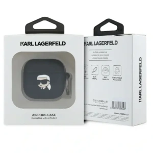 Kup Karl Lagerfeld KLA4RUNIKK Apple AirPods 4 Hülle Silikon Karl Kopf 3D schwarz - KLD21929 - {ean13} - Sklep Home Screen