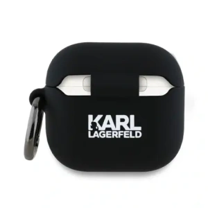 Kup Etui Karl Lagerfeld KLA4RUNKCHK Apple AirPods 4 cover Silicone Karl&Chaupette Head 3D czarny/black - KLD21930 - {ean13} - Sklep Home Screen