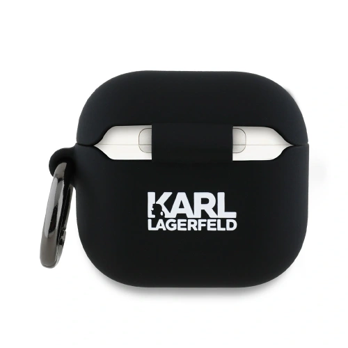 Kup Etui Karl Lagerfeld KLA4RUNKCHK Apple AirPods 4 kryt silikonový Karl&Chaupette Hlavu 3D černý/black - KLD21930 - {ean13} - Sklep Home Screen