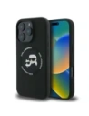 Karl Lagerfeld KLHMP16LSKCHTCK Apple iPhone 16 Pro Hartschale Silikon Karl&Choupette Köpfe MagSafe schwarz
