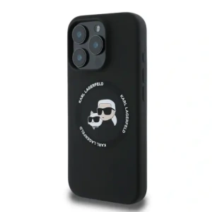 Kup Etui Karl Lagerfeld KLHMP16LSKCHTCK Apple iPhone 16 Pro hardcase Silicone Karl&Choupette Heads MagSafe czarny/black - KLD21931 - {ean13} - Sklep Home Screen