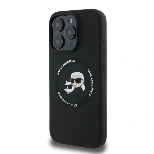 Kup Etui Karl Lagerfeld KLHMP16LSKCHTCK Apple iPhone 16 Pro hardcase Silicone Karl&Choupette Heads MagSafe czarny/black - KLD21931 - {ean13} - Sklep Home Screen